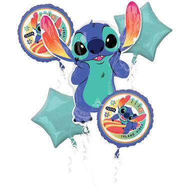 Foil balloon - Bouquet - Stitch - 5 pieces
